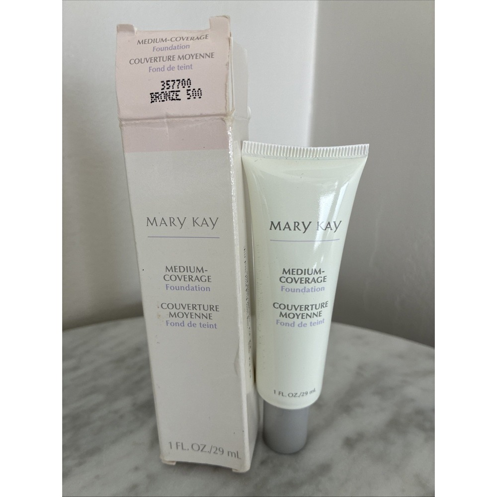 Mary kay Medium coverage foundation Bronze 500 (357700) New In box. Discontinued